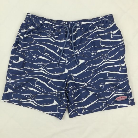 Vineyard Vines Other - Vineyard Vines All Over Whale Print Lined Swim Trunks Shorts